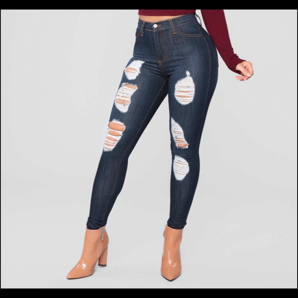 Fashion Nova Up in the Air Skinny Jeans